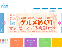 Tablet Screenshot of luz-tsujido.com